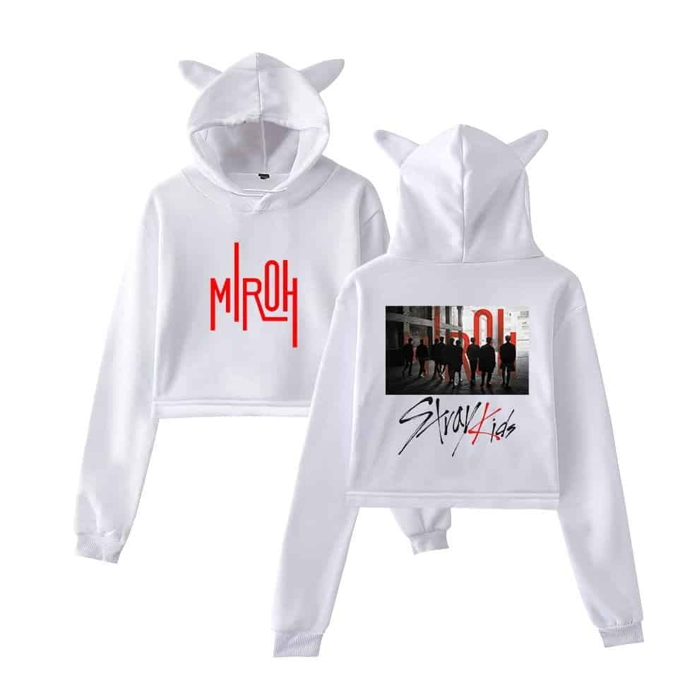 Stray Kids Cropped Hoodie #4 - Image 5