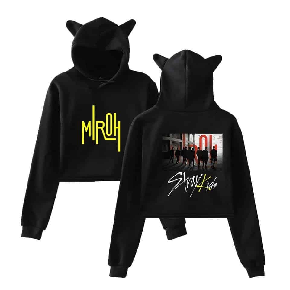 Stray Kids Cropped Hoodie #4 - Image 4