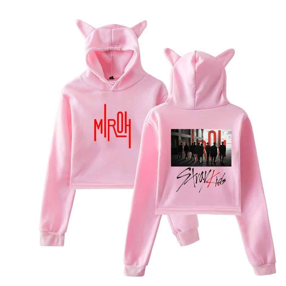 Stray Kids Cropped Hoodie #4 - Image 3