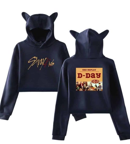 Stray Kids Cropped Hoodie #16