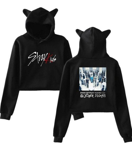 Stray Kids Cropped Hoodie #19