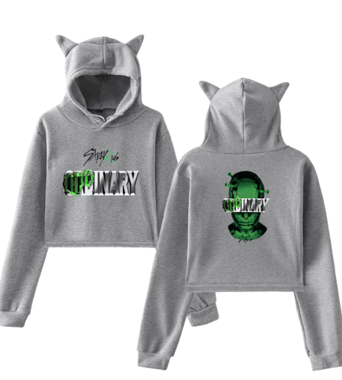 Stray Kids Cropped Hoodie #12